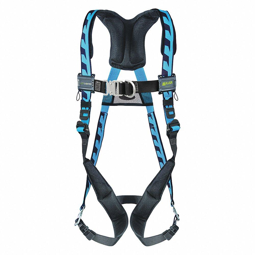 MILLER BY HONEYWELL ACF-QCDUB Full Body Harness, Climbing/Positioning, Back/Chest/Hips, Steel, Leg/Shoulder | CJ2GGF 38TD45