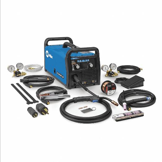Multiprocess Welder, Multimatic 215, DC, MIG/Stick/TIG