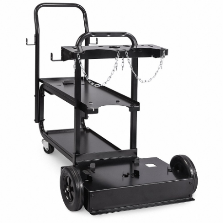 Running Gear And Cylinder Rack, Caster, 2 Shelves