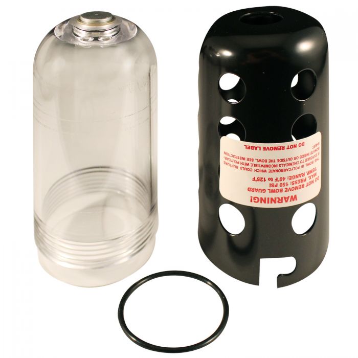 Replacement Bowl, Plastic Filter And Lubricator
