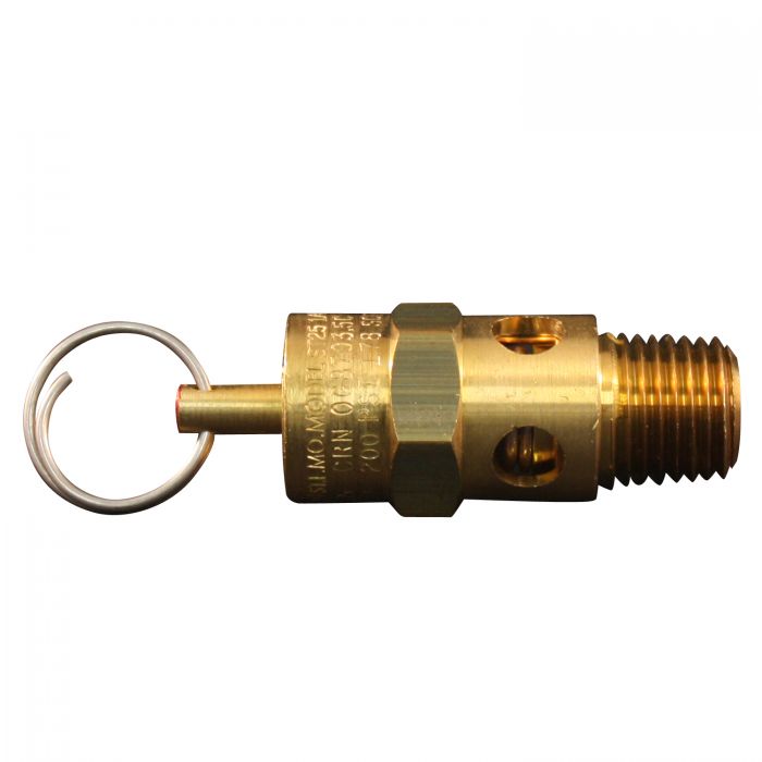 Asme Safety Valve, 1/4 Inch MNPT, 70 Psi