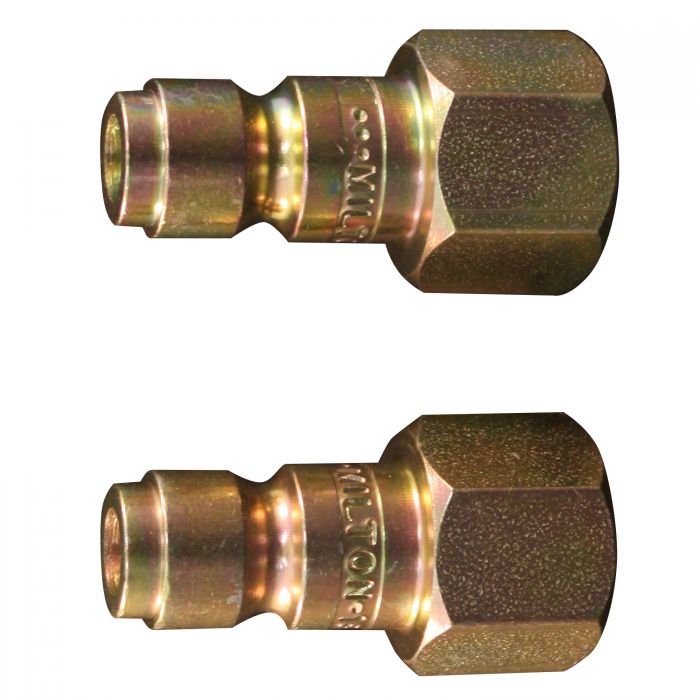 MILTON-INDUSTRIES 1808 P Style Plug, 3/8 Inch FNPT, Pack of 10 | CD8UKB