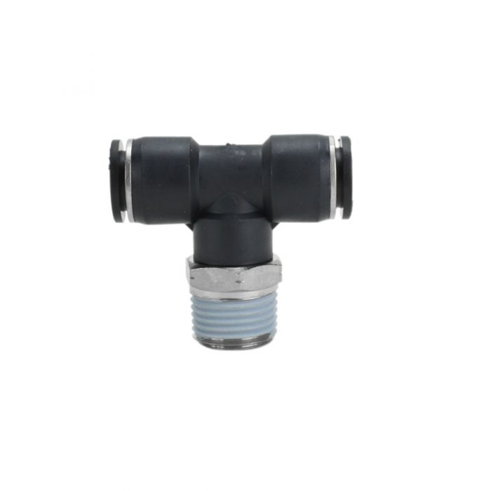 Swivel Branch Tee, Male, 1/2 Inch Tube Outer Dia., 1/2 Inch MNPT