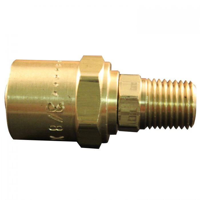 Reusable Hose End Fitting, 1/4 Inch MNPT