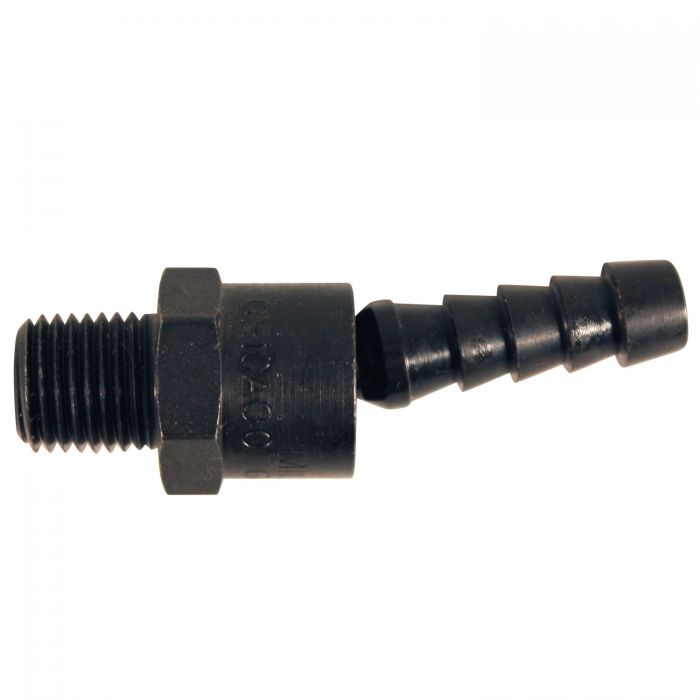 Swivel Hose End, 1/4 Inch MNPT x 1/4 Inch Barb Swivel