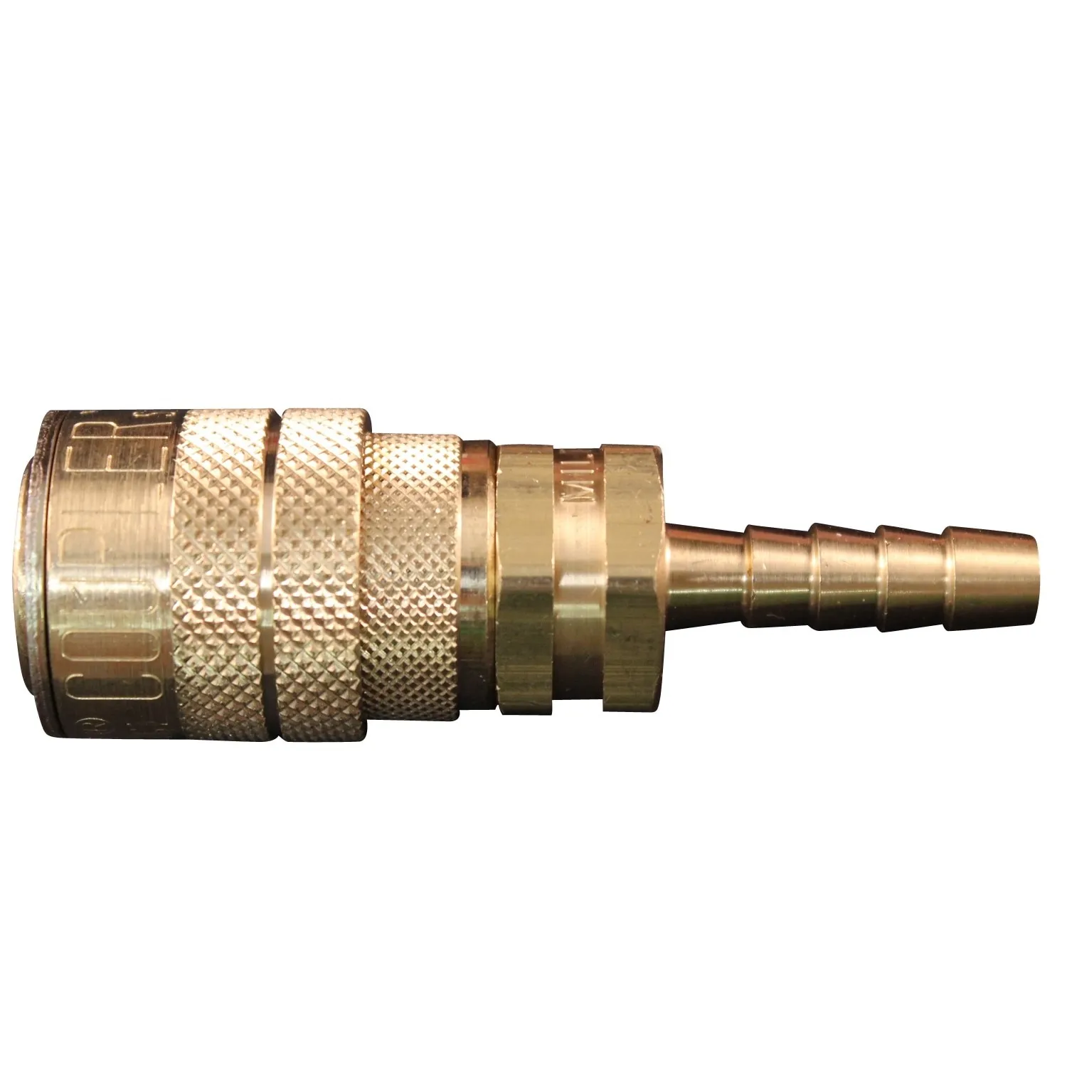 M Style Industrial Air Coupler, 1/4 Inch Hose Barb
