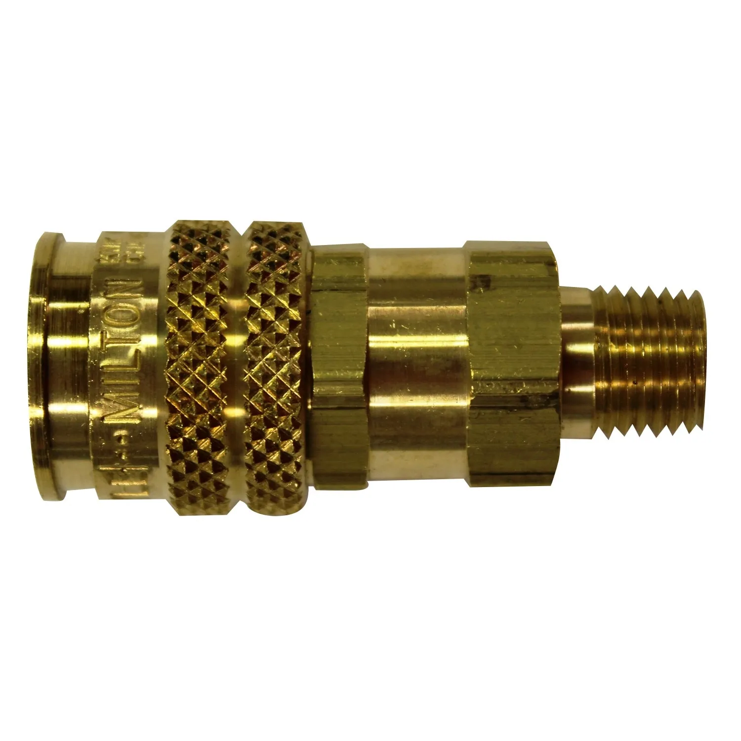 Universal Air Coupler 3 Way InchA, M / T Inch Size, 1/4 Inch Male NPT