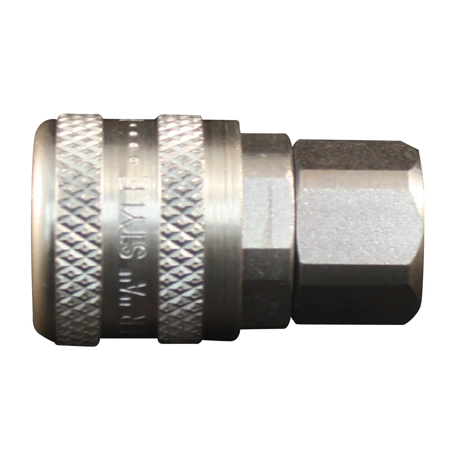 A Style ARO Coupler, 1/4 Inch FNPT