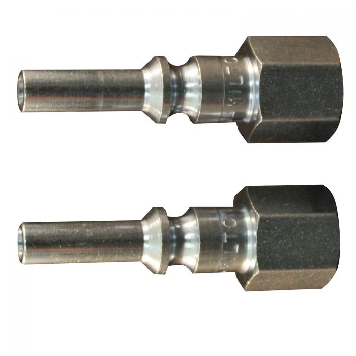 L Style Plug, Female, Size 1/4 Inch