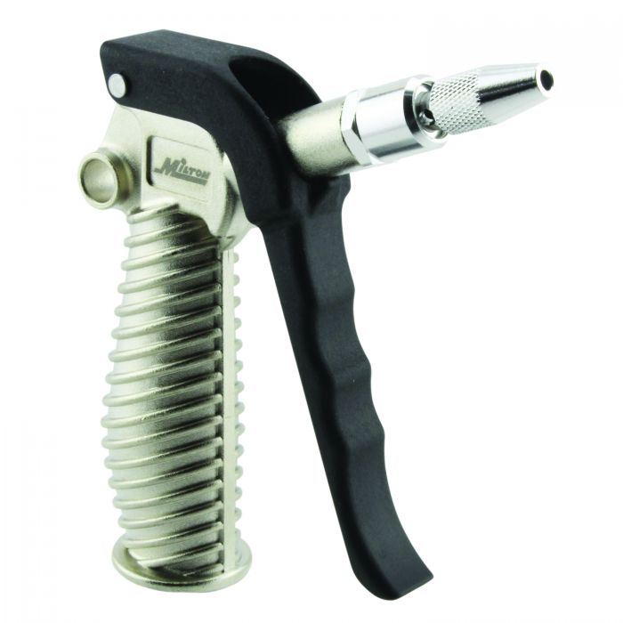 Turbo Pistol Grip Blow Gun, Adjustable Nozzle, 42 Cfm, 230 Psi
