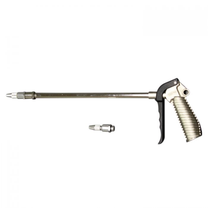 Turbo Pistol Grip Blow Gun, 10 Inch Extended Reach, 40 Cfm, 230 Psi