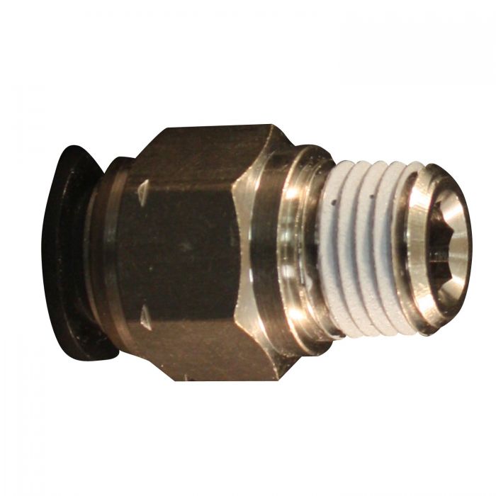 Male Connector, 3/8 Inch Tube Outer Dia., 1/4 Inch MNPT