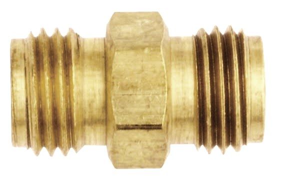 Hex Nipple Hose Fitting, 1/4 Inch Nps