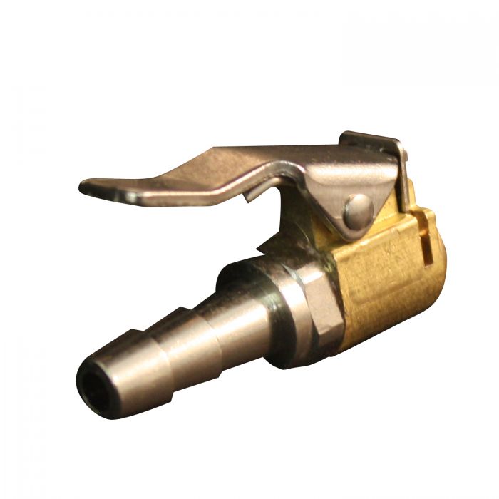 Barb Air Chuck, Euro Style Hose, 1/4 Inch Inner Dia.