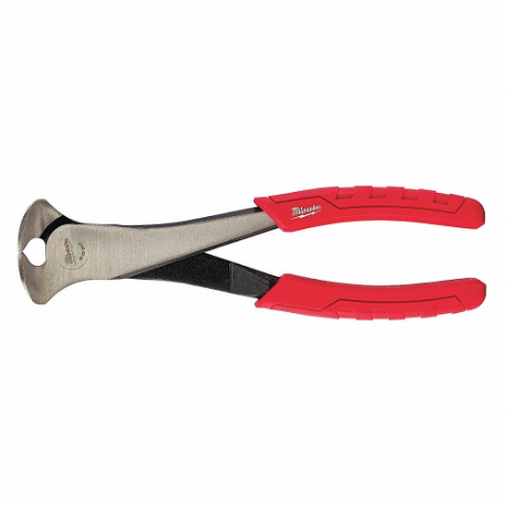 End Cutting Pliers, 2 Inch Overall Lg, 1 3/4 Inch Jaw Width, Steel, Steel