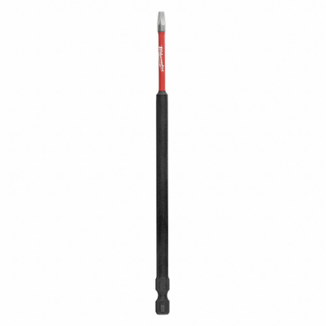 MILWAUKEE 48-32-4622 Sq1 Driver Bit, Sq 1 Fastening Tool Tip Size, 6 Inch Bit Lg, 1/4 Inch Hex Shank Size | CV2PEU 60HU34