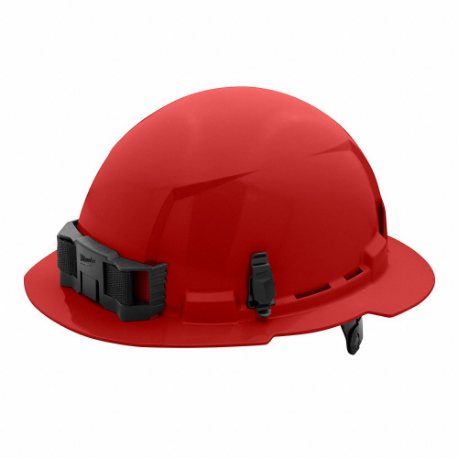 MILWAUKEE 48-73-1129 Hard Hat, Full Brim Head Protection, ANSI Classification Type 1, Class E, Red, No Graphics | CT3KRU 787VF7
