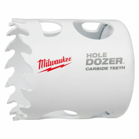 MILWAUKEE 49-56-0713 Hole Saw, 1 1/2 Inch Saw Dia, 4 Teeth per Inch, 1 5/8 Inch Max. Cutting Dp, Bi-Metal | CT3LAC 466J91