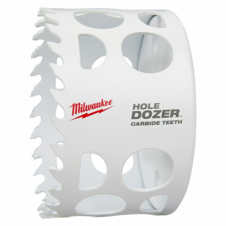 MILWAUKEE 49-56-0741​ Hole Saw, 3 3/4 Inch Saw Dia, 3 Teeth per Inch, 1 5/8 Inch Max. Cutting Dp, Carbide Tipped | CT3LCF 788WF1