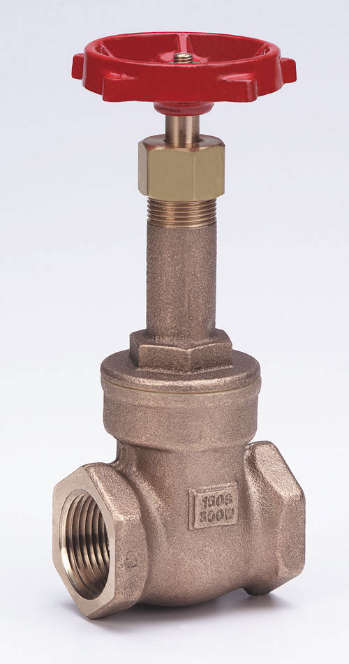 MILWAUKEE VALVE 1150 Ball Valve, With Locking Handle, RPTFE Seat, Reduced Port, 2 Piece, Bronze | CE2UEE
