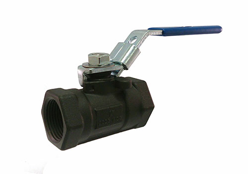 MILWAUKEE VALVE 19200 Ball Valve, With Locking Handle, RPTFE Seat, Reduced Port, Unibody, Carbon Steel | CE2VHM