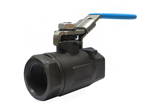 MILWAUKEE VALVE 20CS0R-N1-LL200 Ball Valve, With Locking Handle, 2 Piece, Carbon Steel, 2 Inch Valve Size | CE2VLH