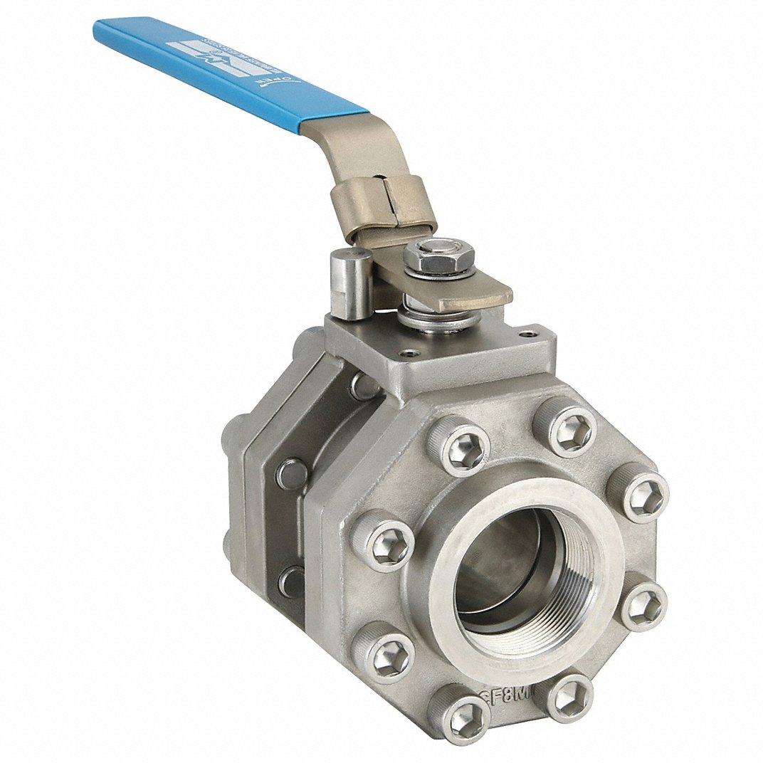 MILWAUKEE VALVE 35FSSN0LL-200 Ball Valve, 2 Inch Pipe, 2 Inch Tube, 2000 PSI CWP, -20-450 Deg F, Female NPT | CT3PZK 489J10
