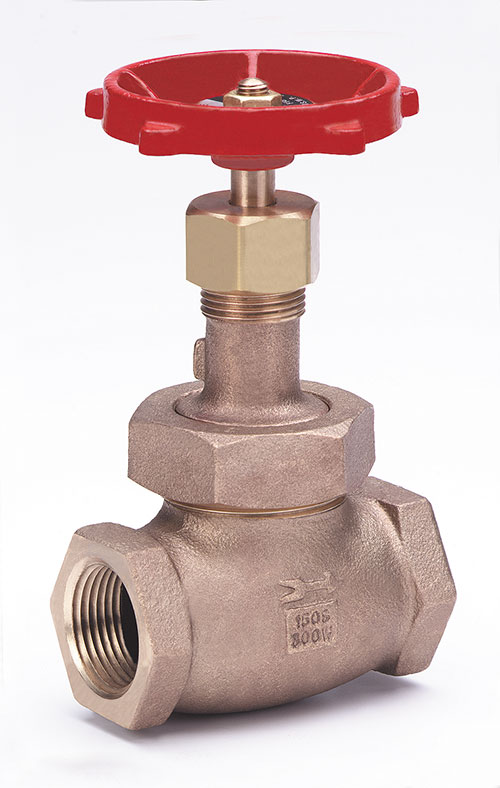 MILWAUKEE VALVE 590T - 100 Globe Valve, Bronze, Union Bonnet, 1 Inch Valve Size | CE2JYR