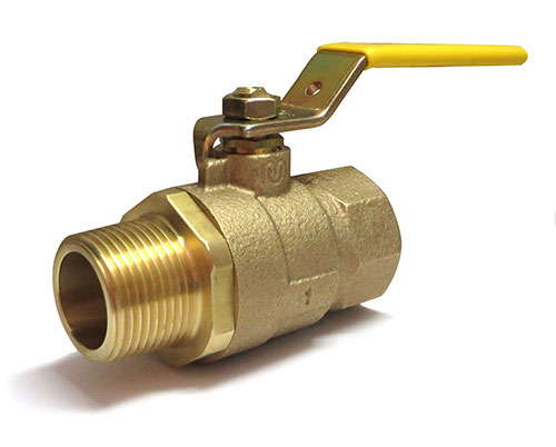 MILWAUKEE VALVE BA-100M A 38 Ball Valve, Male Thread, 2 Piece, Bronze, 3/8 Inch Valve Size | CE2RBK