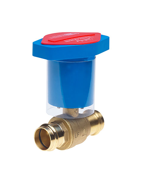 MILWAUKEE VALVE BA-480B-TIH 112 Ball Valve, With Extension Stem, Insulated Handle, 2 Piece, Brass, 1-1/2 Inch Valve Size | CE2RMJ