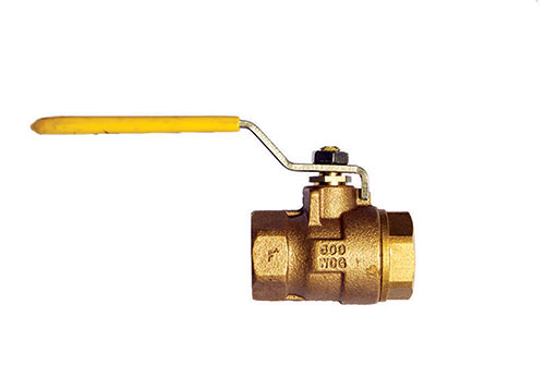 MILWAUKEE VALVE BA100SSHA 100 Ball Valve, With SS Handle, 2 Piece, Bronze, 1 Inch Valve Size | CE2TBC