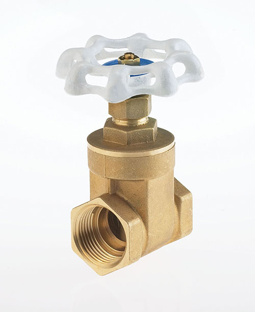MILWAUKEE VALVE UP0667000038 Gate Valve, Low Lead Brass, Non-Rising Stem, 3/8 Inch Valve Size | CE2LDH