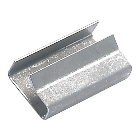 MIP RC TOOLS P12SO2-1000 Strapping Seal, Regular Duty, Snap On, Semi Open, 1/2 Inch Size, Pack Of 1000 | CE8QFE