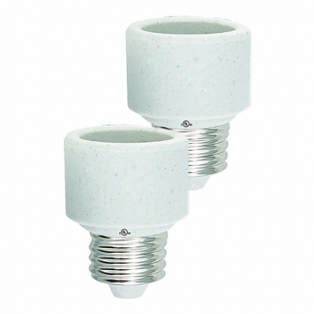 Socket Extender, Socket Extender, Medium Screw, Stackable, 100 W