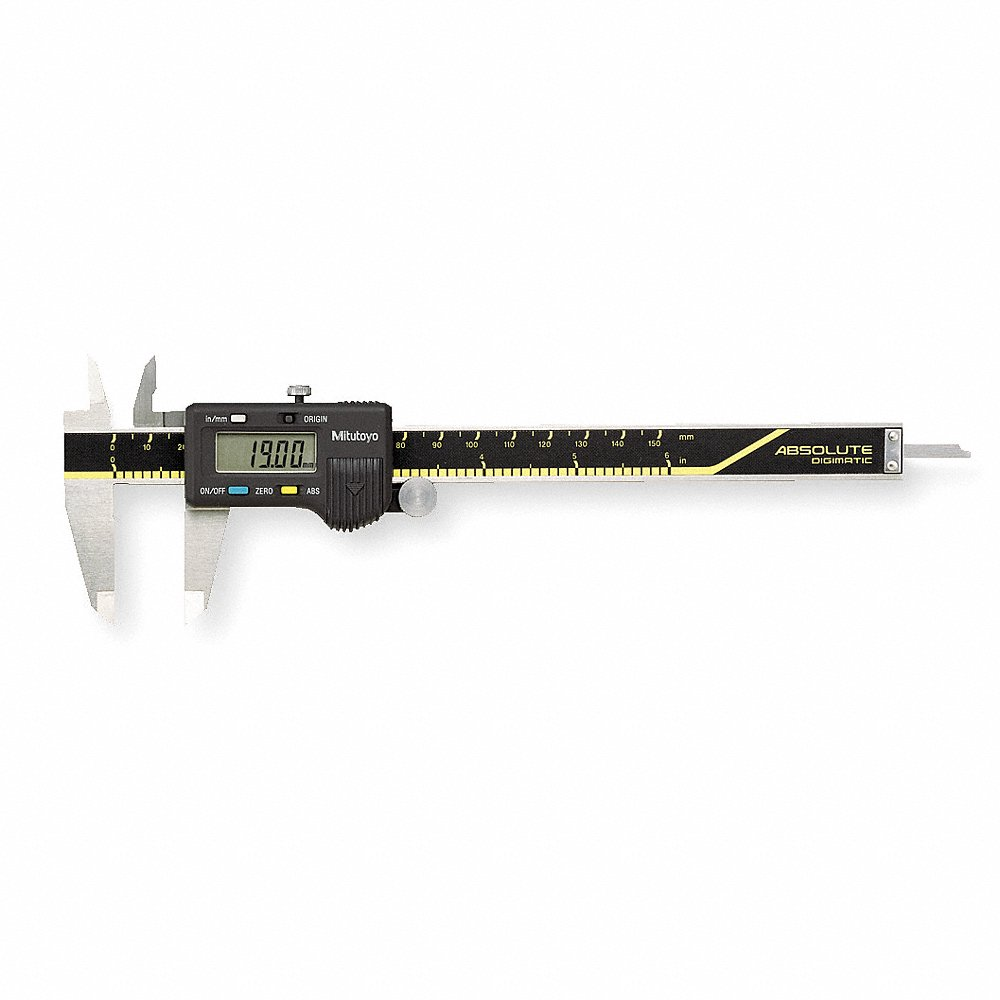 Digital Caliper, 4-Way, 0 Inch to 12 Inch / 0 to 300 mm, + / - 0.0015 In Accuracy