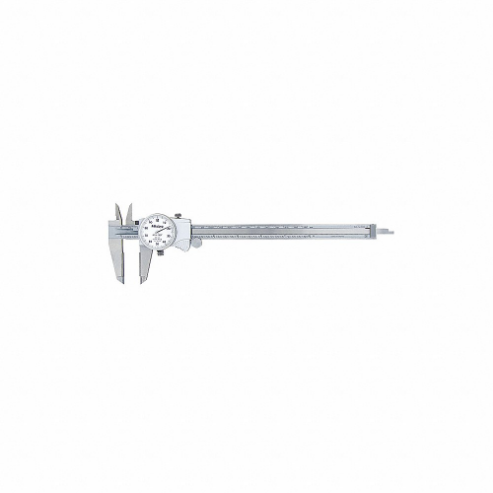 MITUTOYO 505-737 Dial Caliper, 0 Inch To 8 Inch Range, +/-0.002 Inch Accuracy, 0.001 Inch Dial Graduation | CT3QZC 54GE78