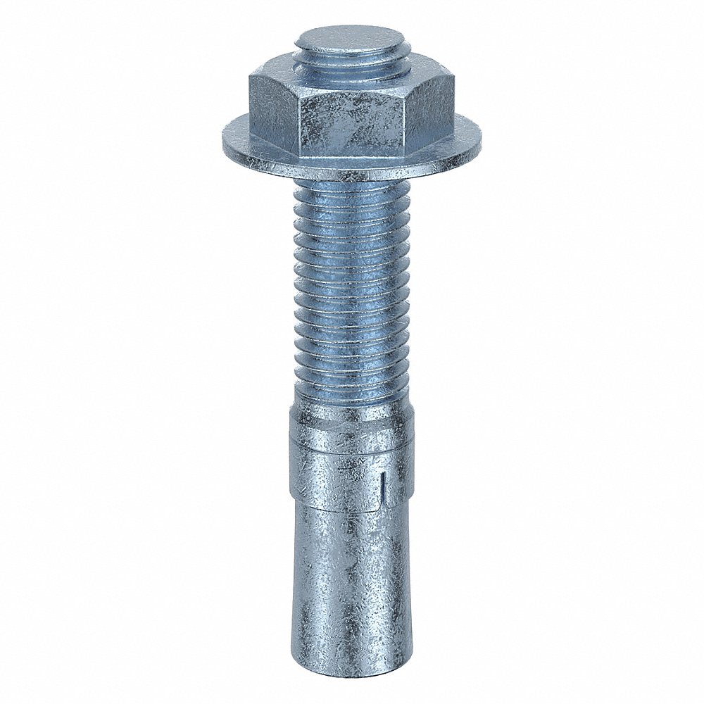 MKT FASTENING 2534414 Wedge Anchor, Grade 5, 3/4 Inch Anchor Dia., 4-1/4 Inch Anchor Length, 25Pk | AD8HKN 4KHV4