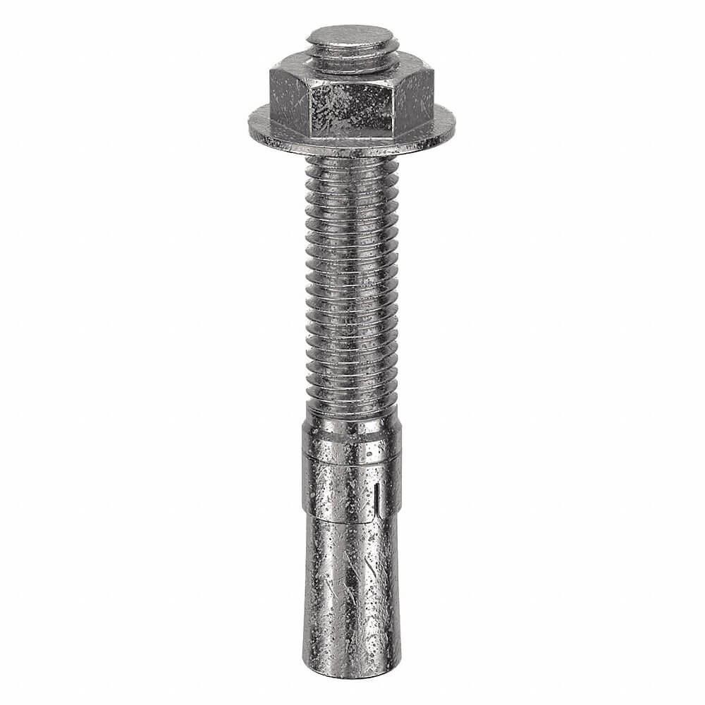 MKT FASTENING 275841S Wedge Anchor, 316 Stainless Steel, 5/8 X 4-1/2 Inch Anchor Size, 5Pk | AB6KLP 21U922