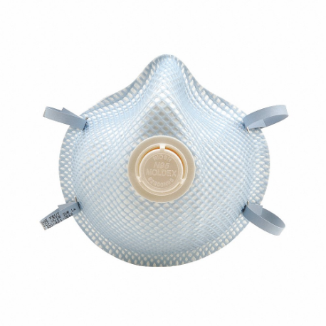 MOLDEX 2300V Disposable Respirator, Dual, Non-Adj, Molded Nose Bridge, Comfort, Blue, M Mask Size, 2 PK | CT3TNQ 52ZV45