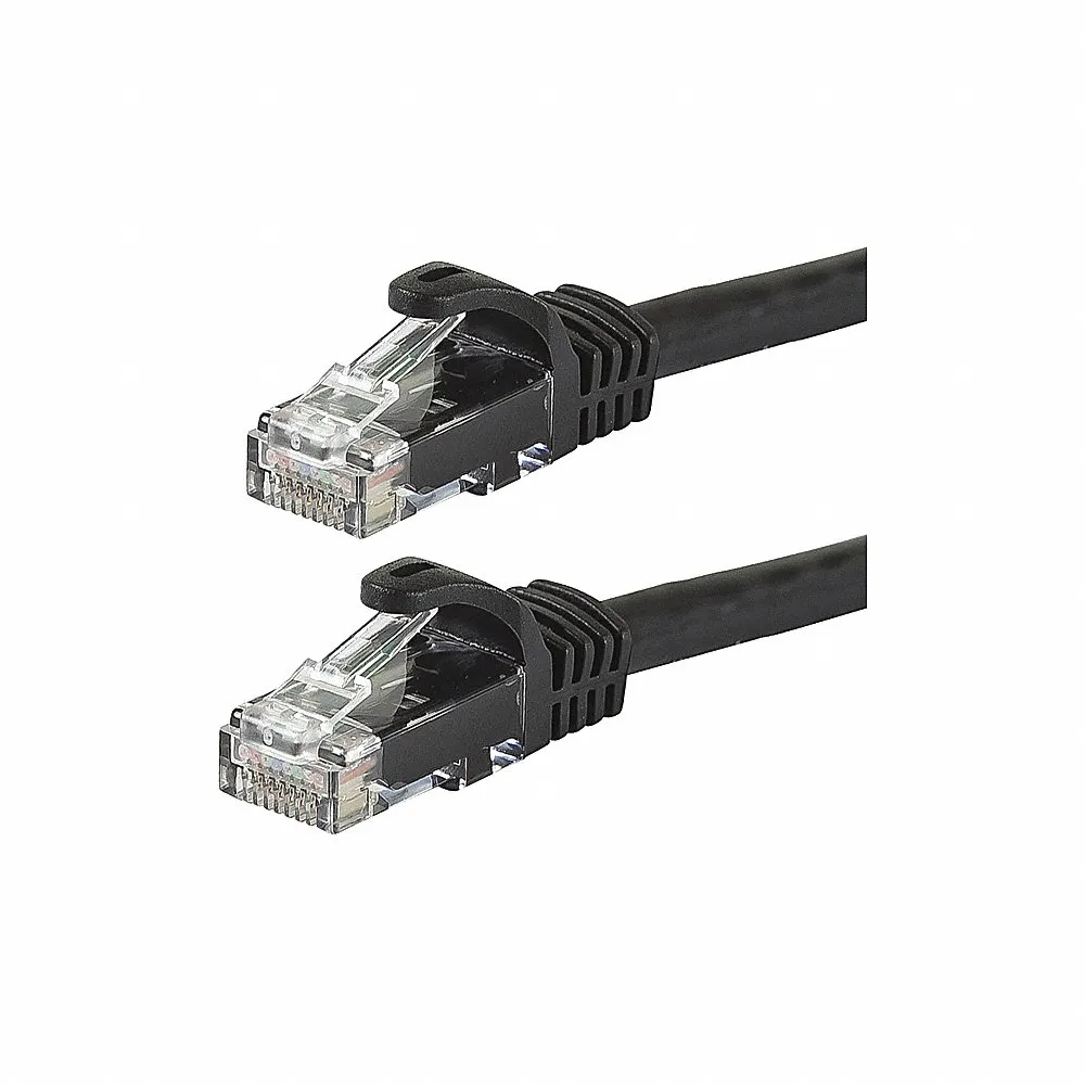 Cat5E Utp Network Cable, 100 ft., Black