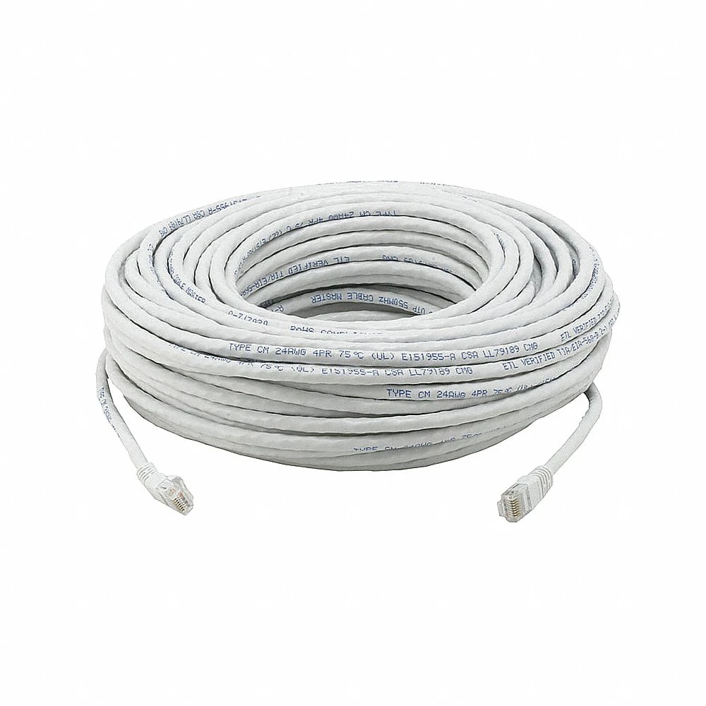 MONOPRICE 2333 Patch Cord Cat6 100Ft White | AE7ELR 5XFK8