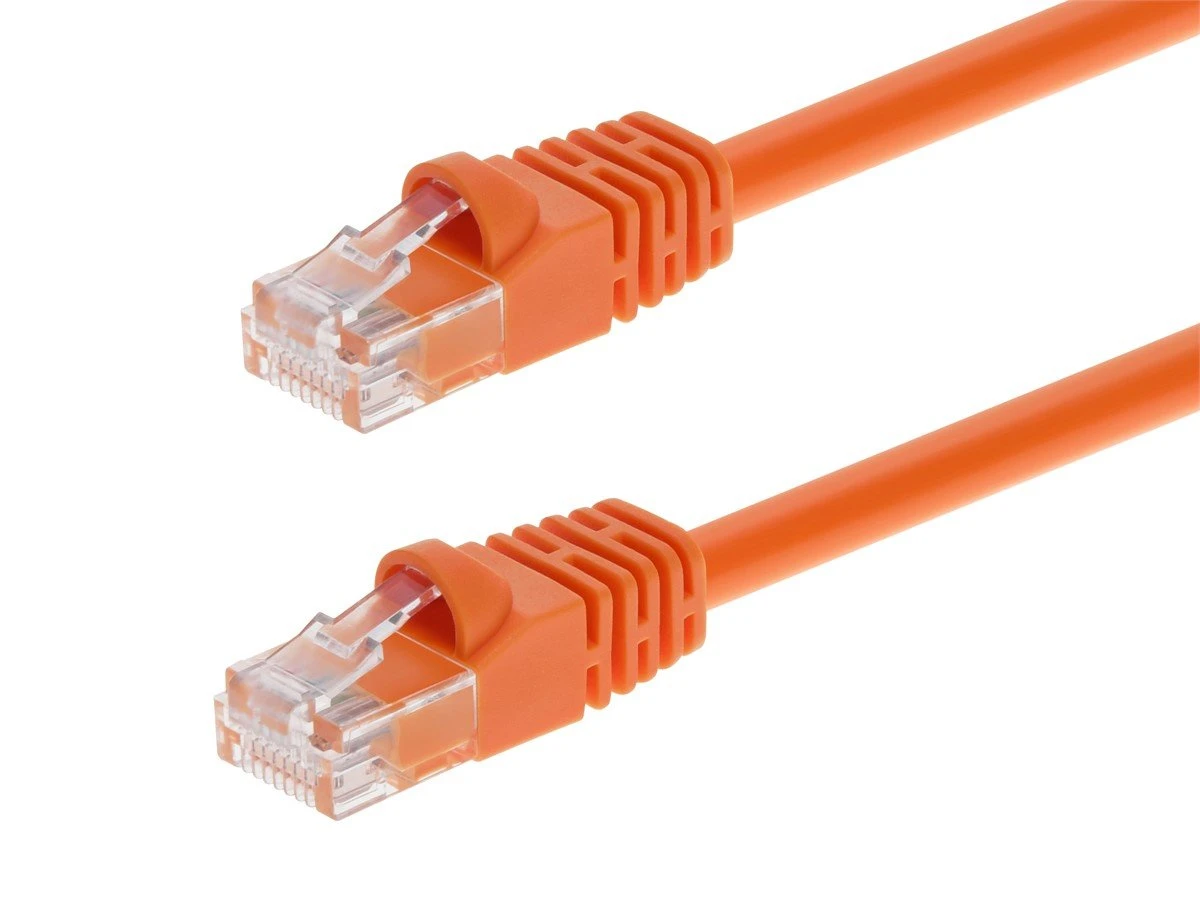 MONOPRICE 3412 Patch Cord Cat6 1Ft Orange | AE6YNX 5VZJ0