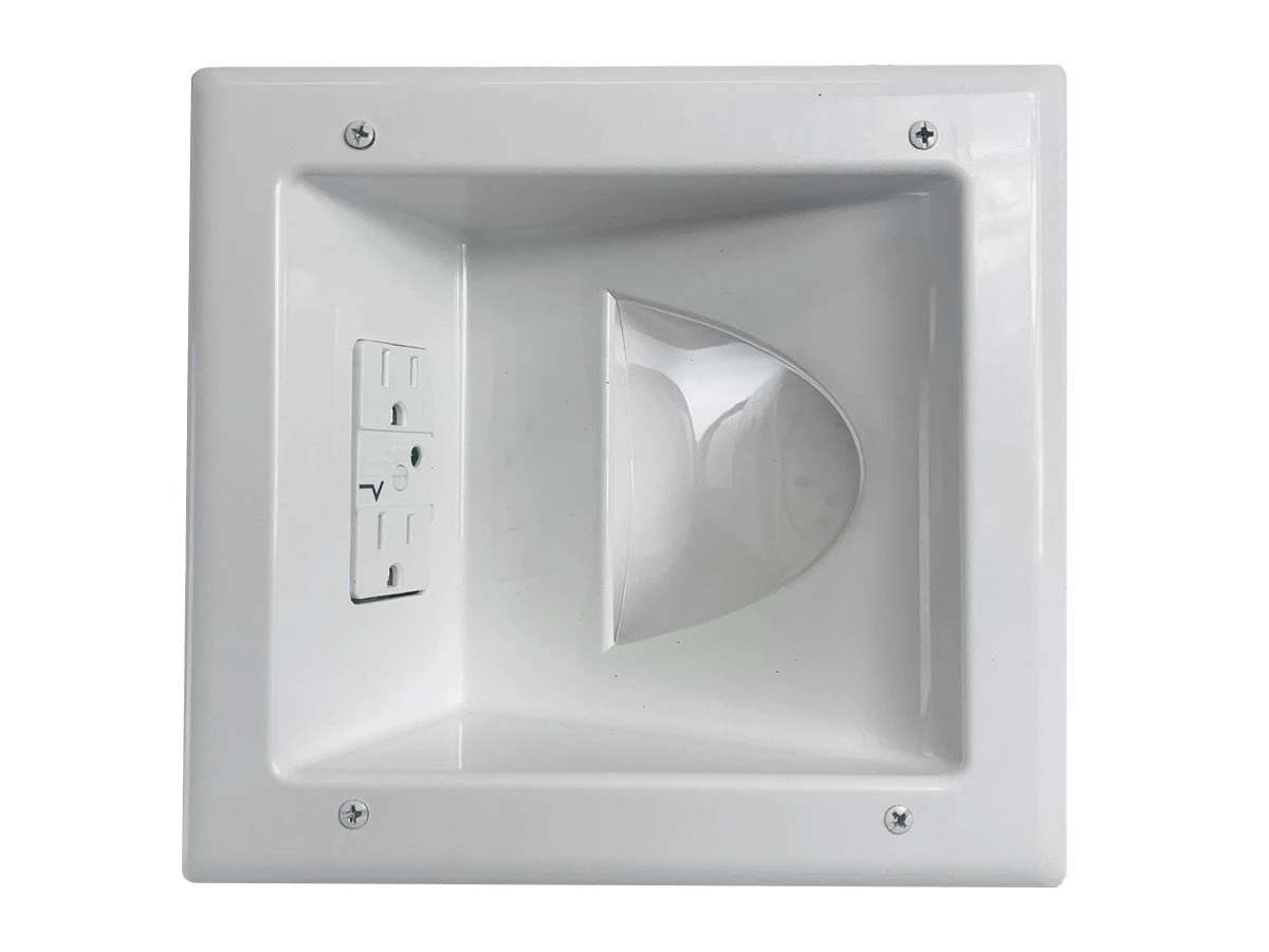 MONOPRICE 8476 Wall Plate W Surge Suppressor | AC7ERW 38F867