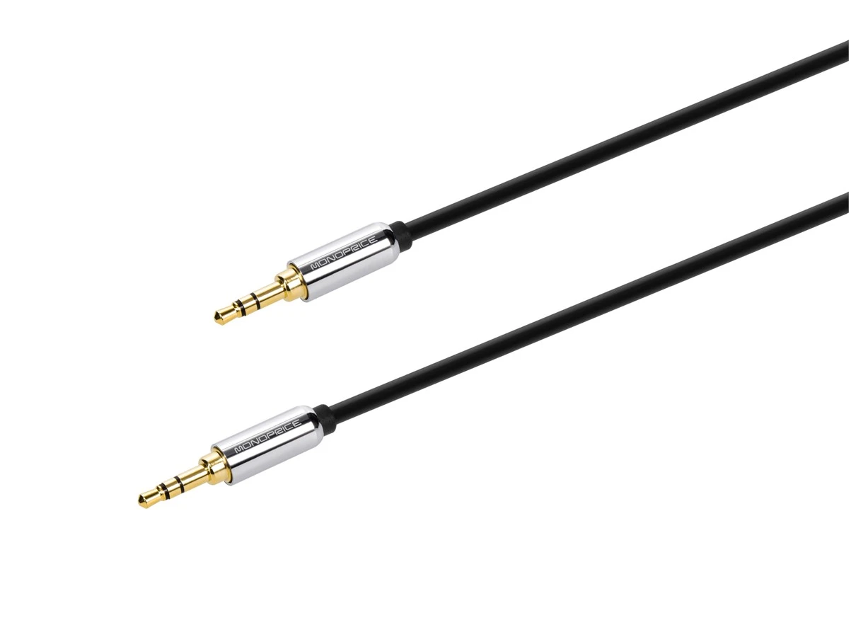 MONOPRICE 9764 Audio Cable, 3 Ft. Length, Pvc Jacket, Black | CH6NGR 63YC05