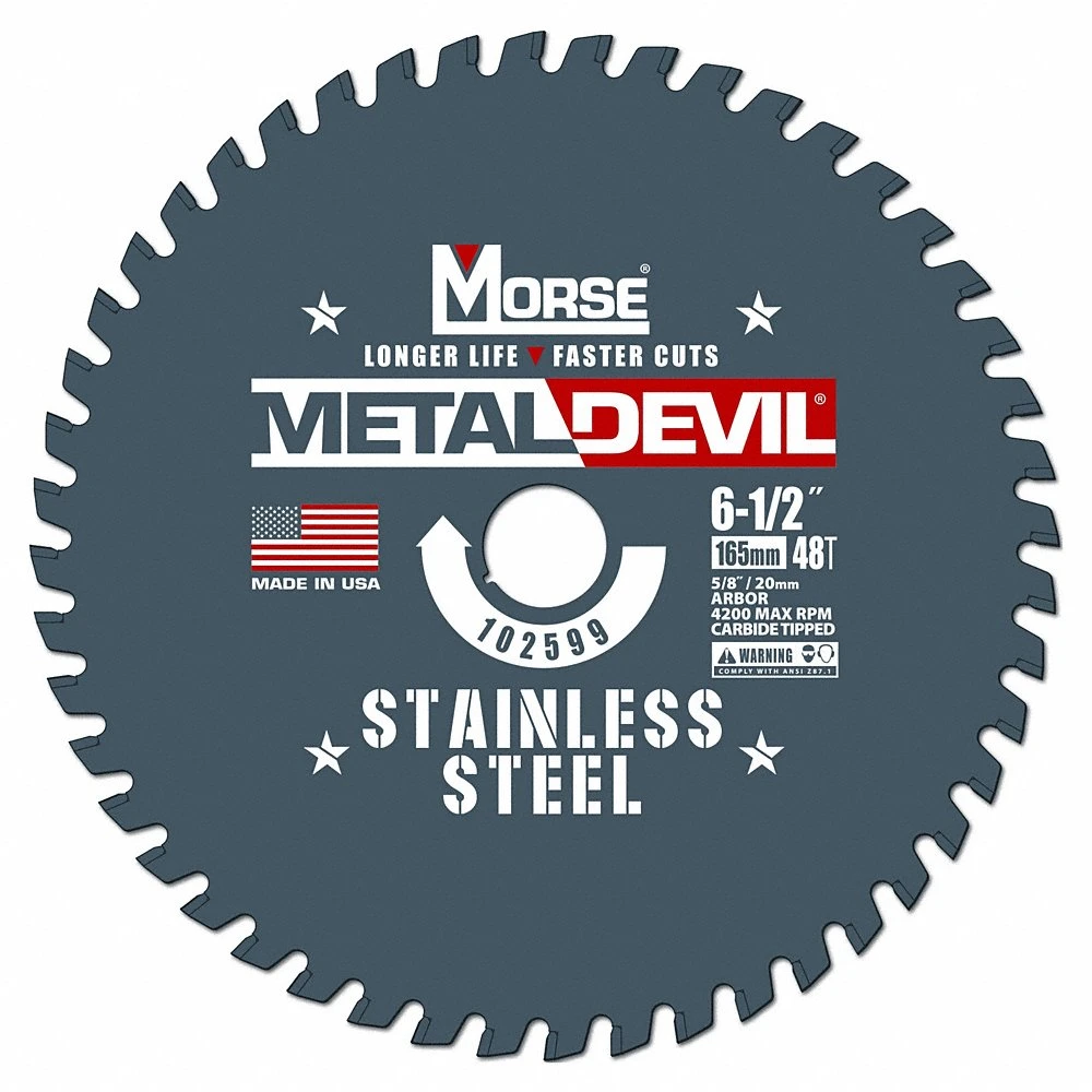 Circular Saw Blade, 7 1/4 Inch Dia, 56 Teeth, 0.06 Inch Cut Width, 13/16 Inch Arbor Size