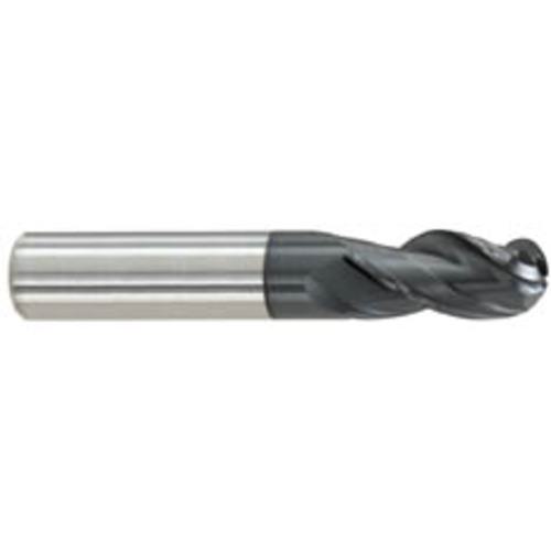 MORSE CUTTING TOOLS 56321 Ballnose End Mill, 5/32 Inch Dia., 3/16 Inch Shank, 7/16 Inch Depth | AM6BGF