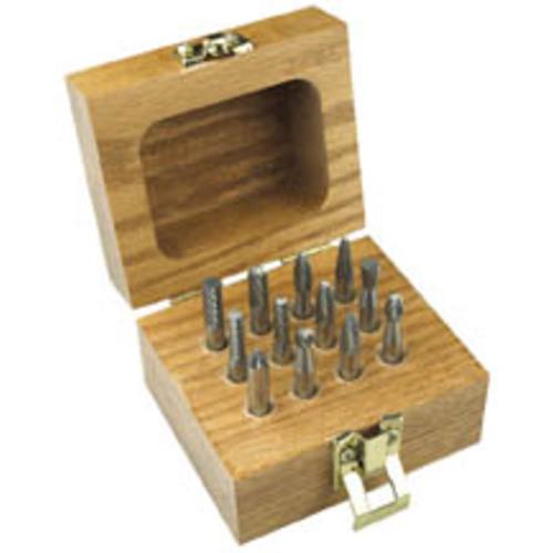 MORSE CUTTING TOOLS 59909 Burrset, 1/4 Inch Shank, Double Cut | AM6QRU