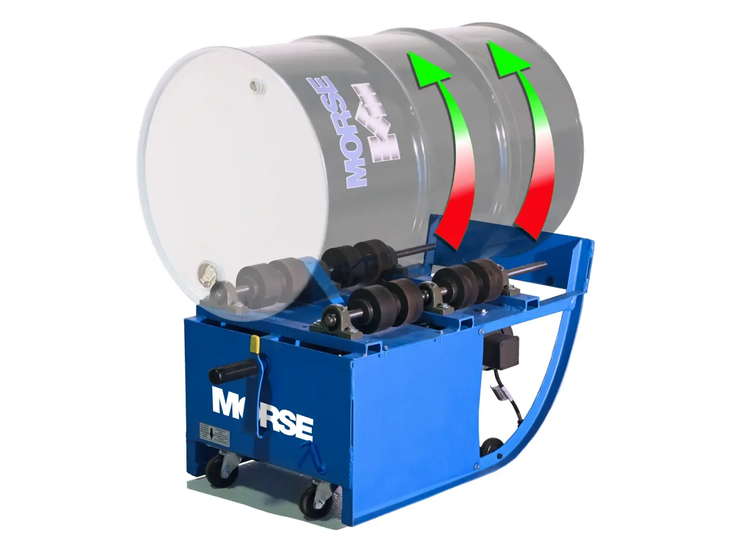 MORSE DRUM 201VS-E3-50 Portable Drum Roller, Variable Explosion-Proof, 3 Phase, 50Hz | AF6FED