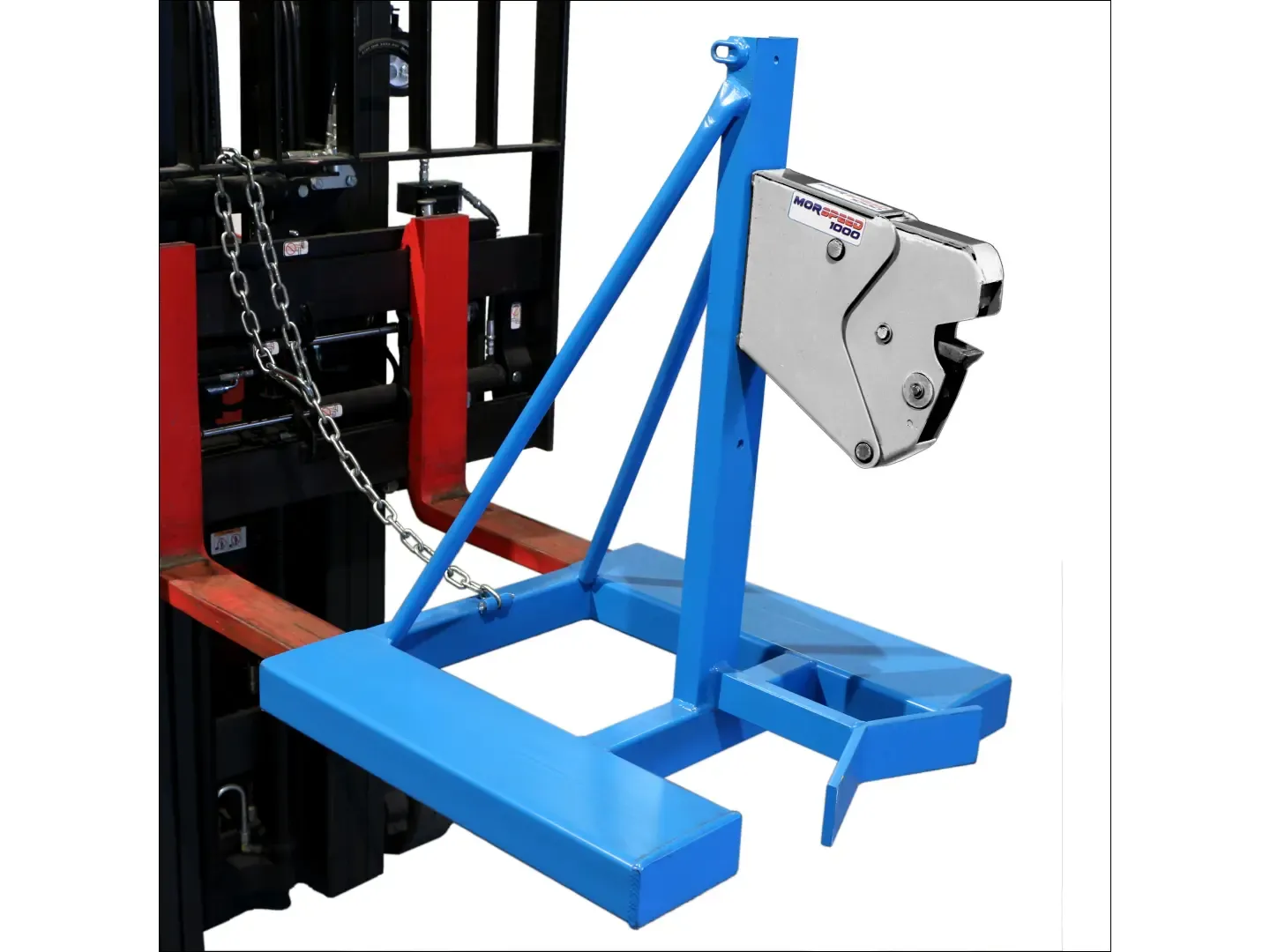 MORSE DRUM 286M-1 Fork Mount Drum Handler, Spark Resistant, 1000 lbs. Capacity | CD8YRX