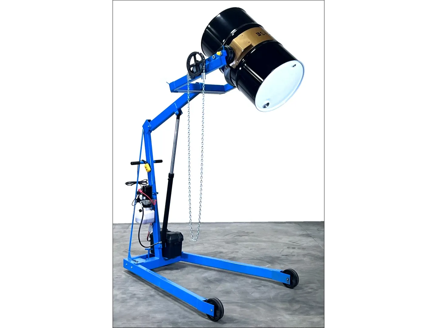 MORSE DRUM 400A-96-125 Hydra-Lift Karrier, 2.44m, 12 DC Power Lift, Pull Chain, 363Kg Cap | AF6EJX